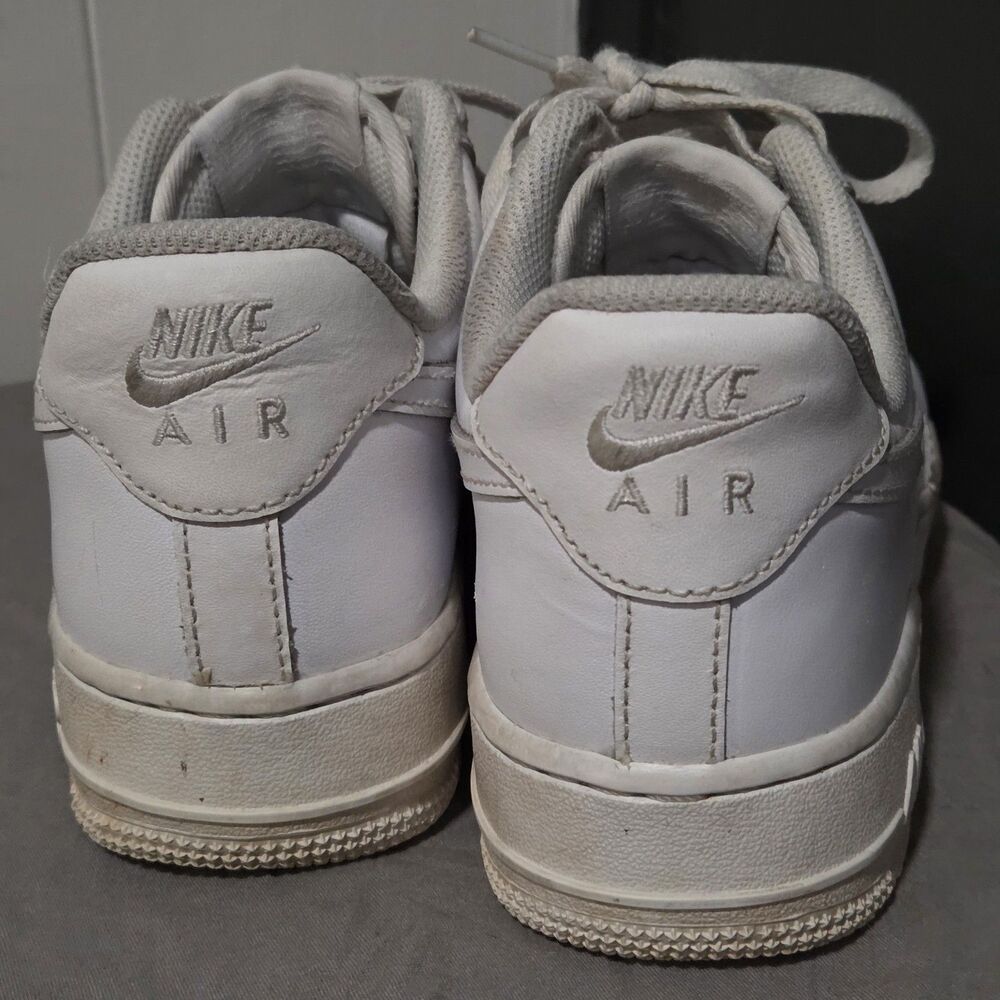 Nike Air Force 1 Low 07 Sneakers Women US 7.5 White Leather Shoes AF1 Lace Charm